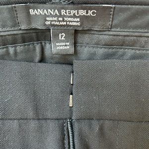 Banana Republic Slim Straight Ankle Black dress pants